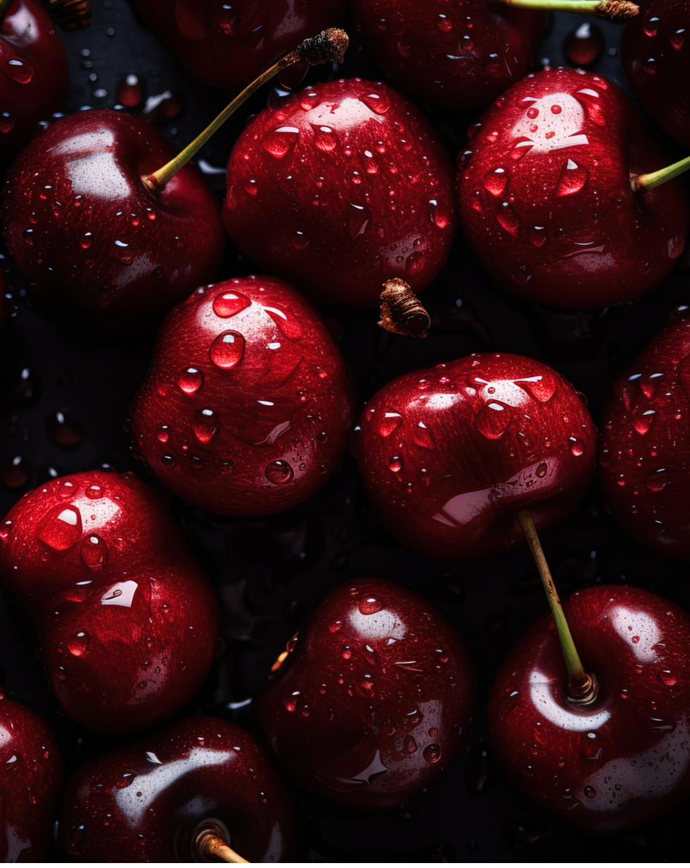 Fresh cherries, the source of the brightening cherry glycolic peel